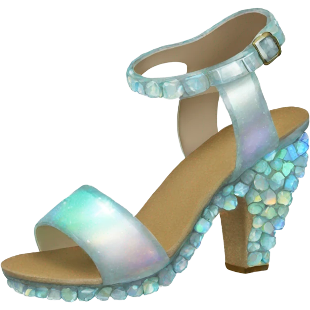 opal Crystal sandal shoe emoji