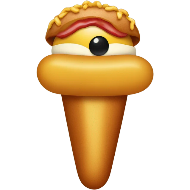 Corndog emoji