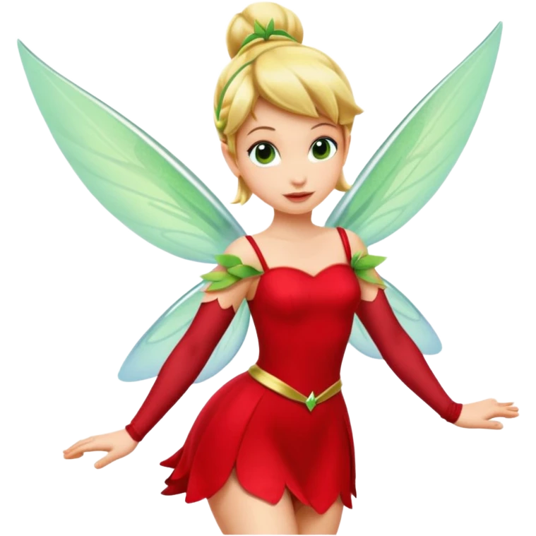 twikel bell fly red dress emoji