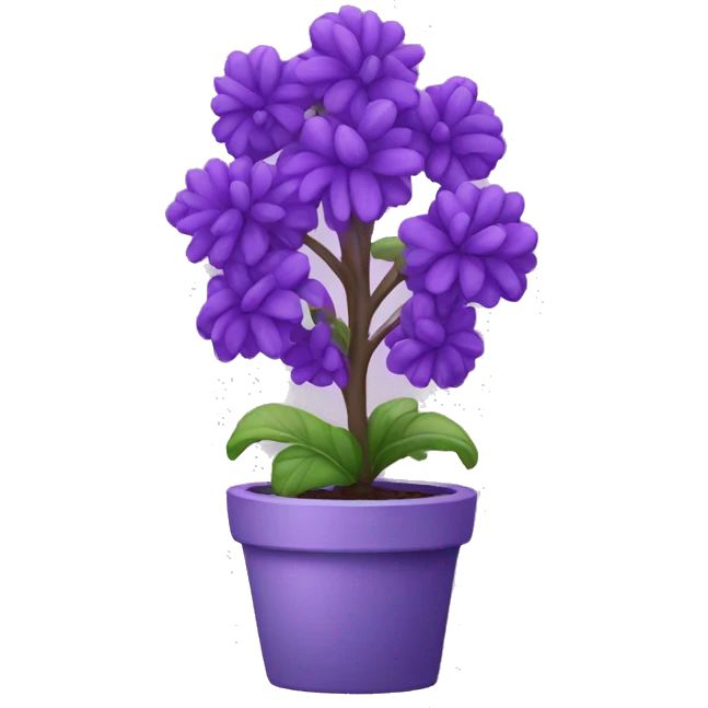 Purple plant emoji