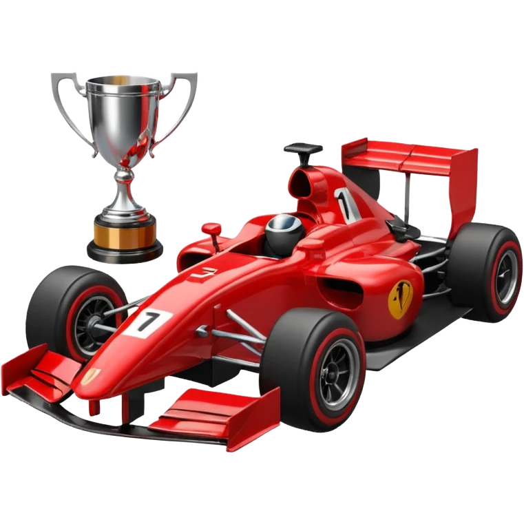 F1 with trophy accent emoji