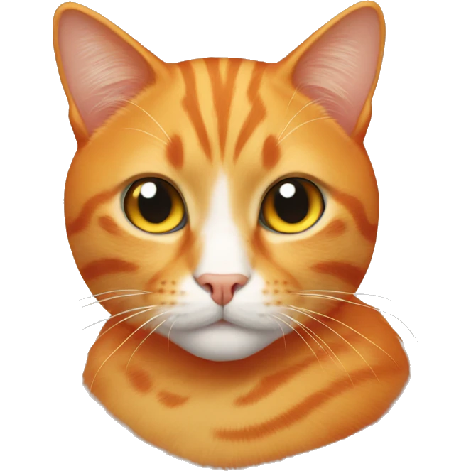 Orange cat emoji