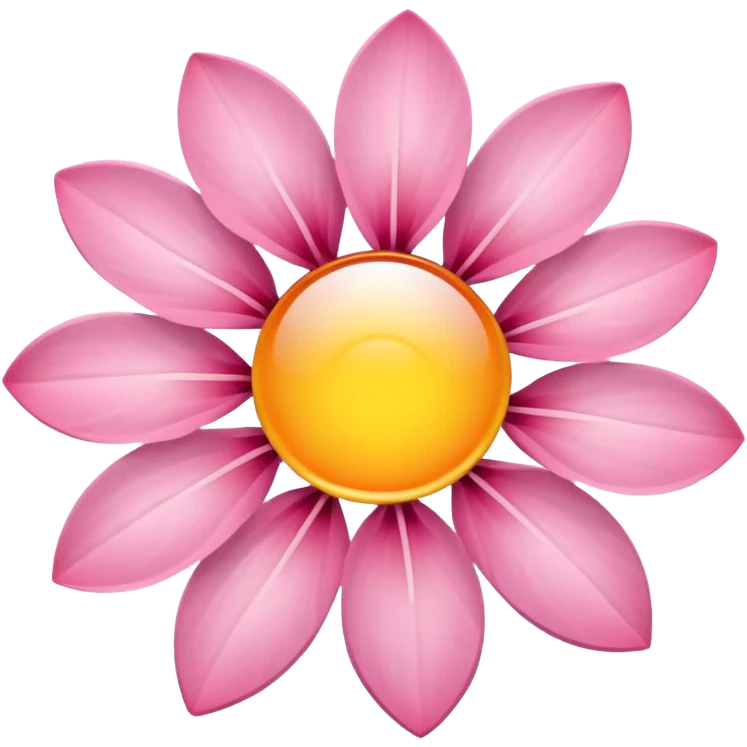 sakura flower with a sunburst pattern emoji
