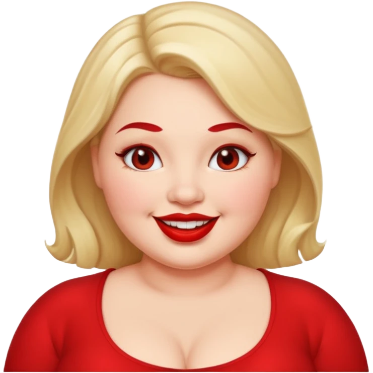 Chubby sexy woman  emoji