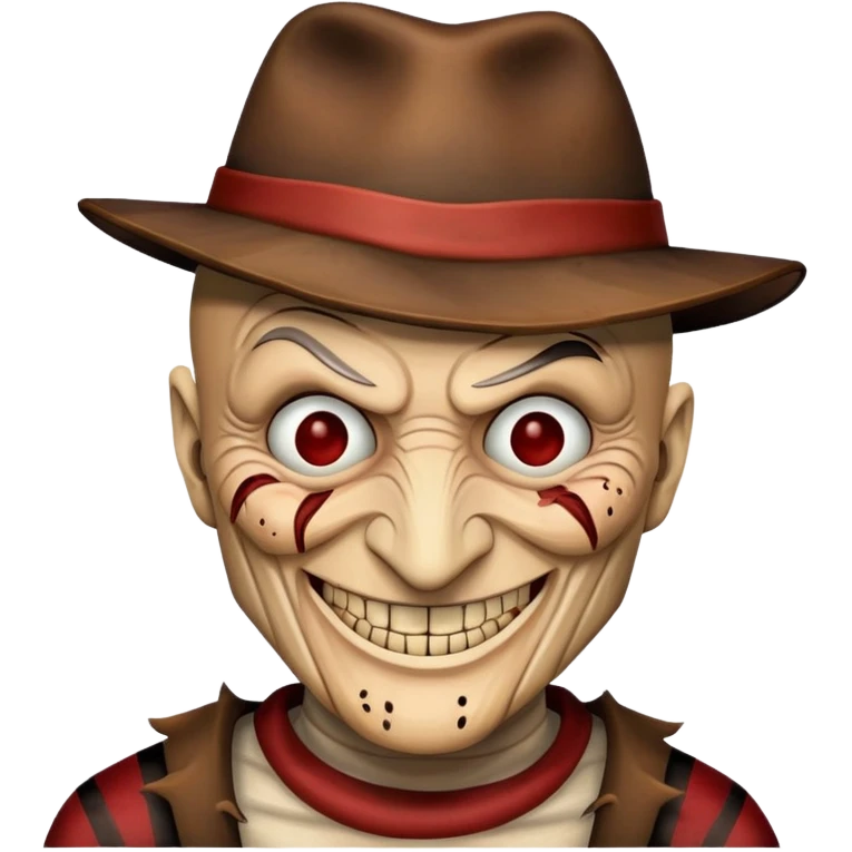 Freddy Kruger laugh emoji