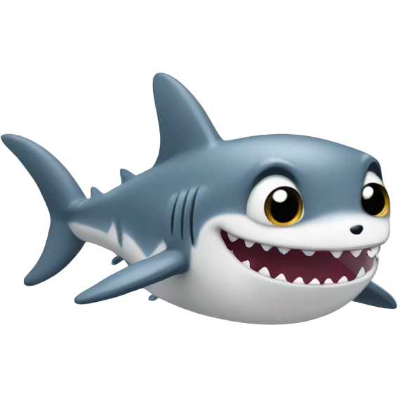 Baby shark that has 4 legs like a dog emoji