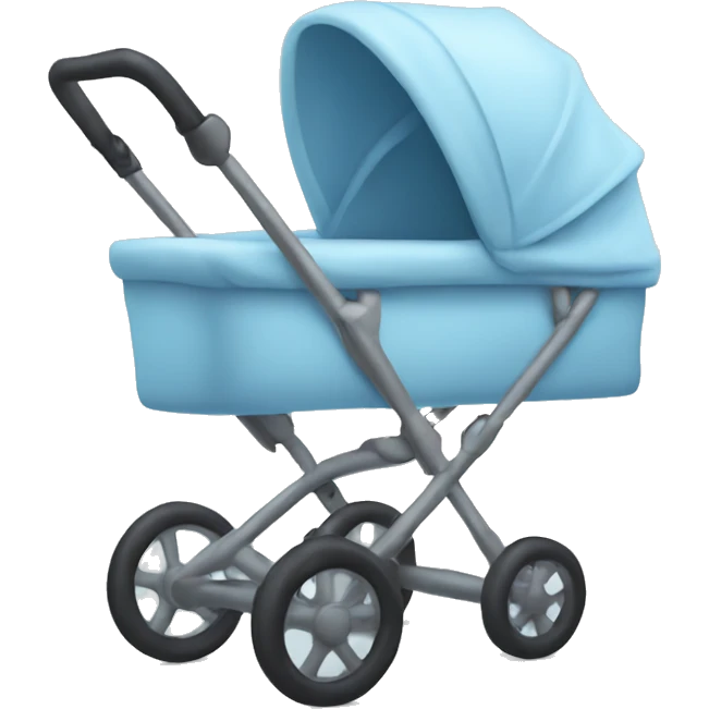 Light blue stroller emoji