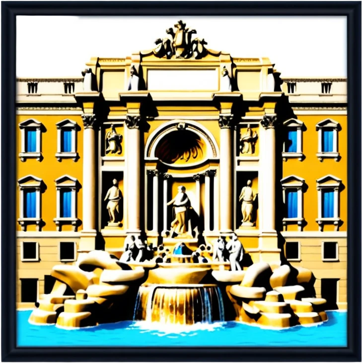Trevi Fountain emoji