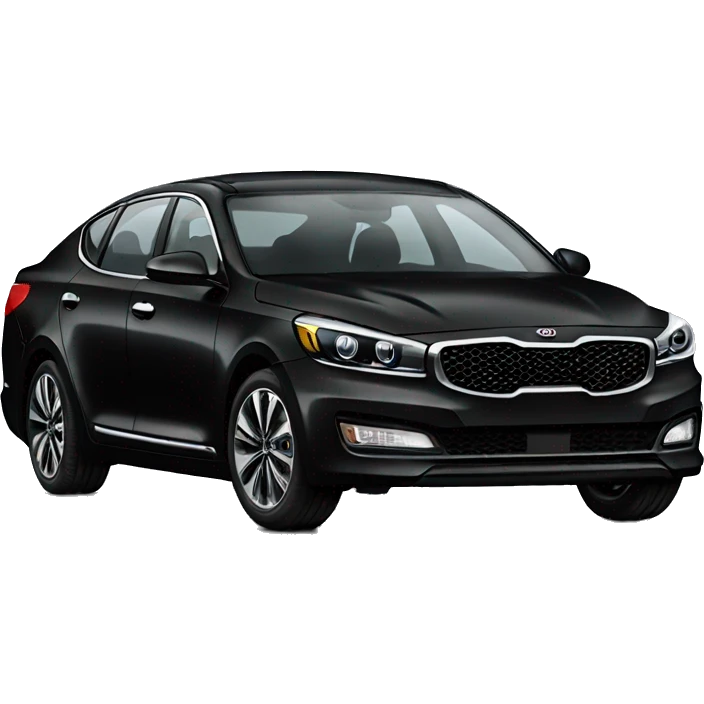 Black Kia k5 emoji