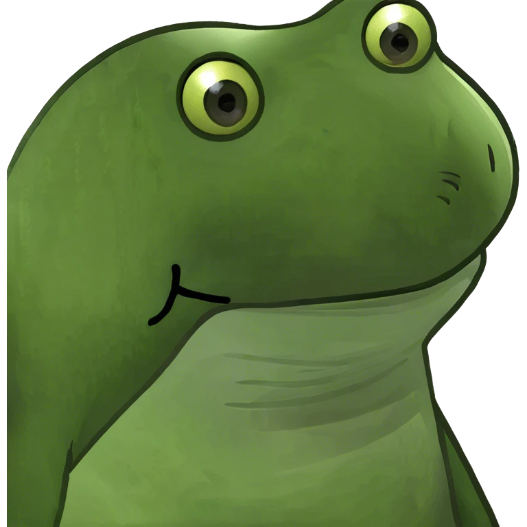 Realistic bufo doll emoji