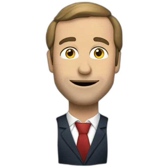 Macron flûte nez emoji