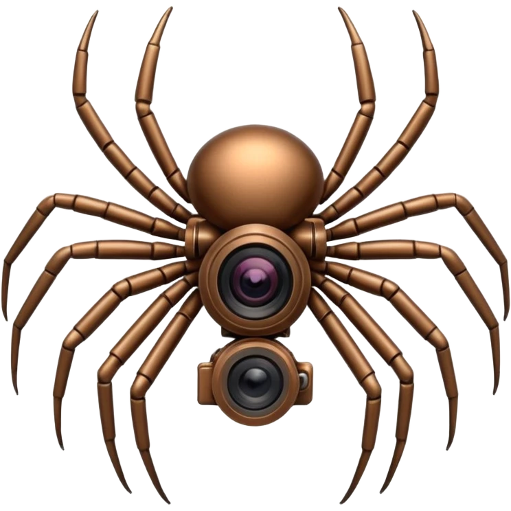 camera spider emoji