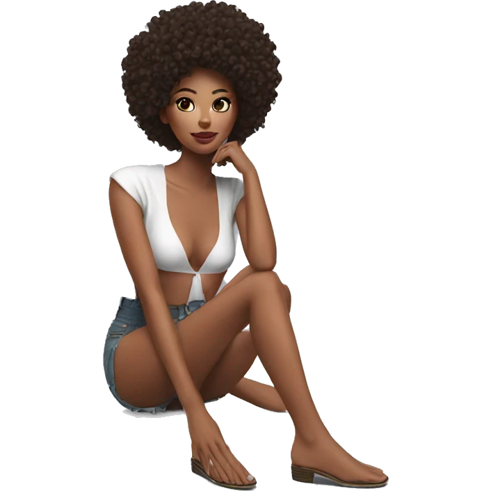 modeling shoot emoji