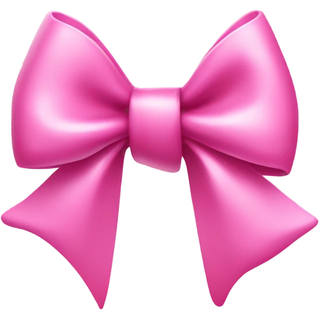 Bow pink emoji