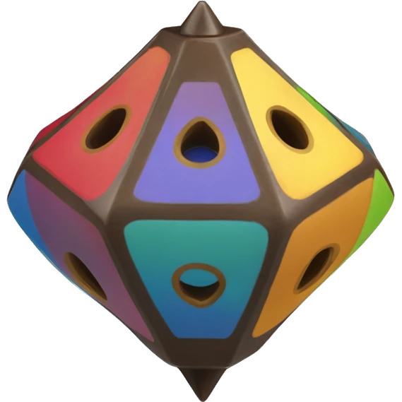 dreidle four sided spinning top  emoji
