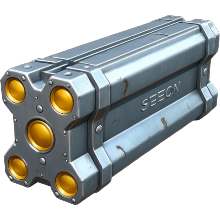 Clean metal beam, unweathered steel, no rust, no damage, sci-fi industrial style, smooth surfaces, high-quality PBR game asset, detailed but clean emoji