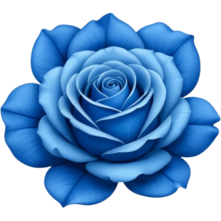 Blue rose emoji