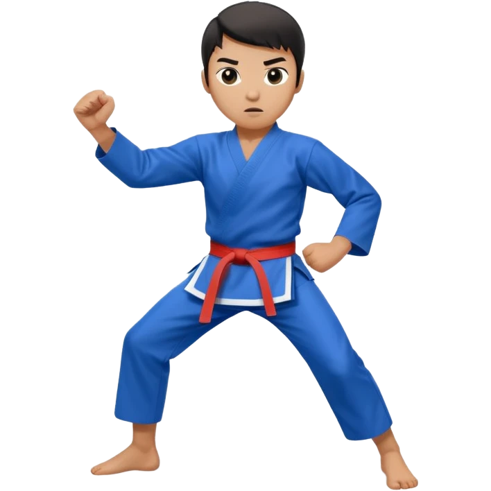 Taekwondo fighting  emoji