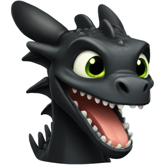 Toothless Dragon emoji
