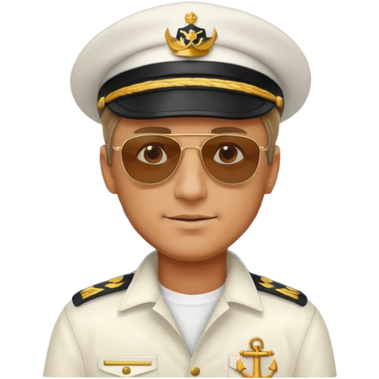 Male yacht man face emoji