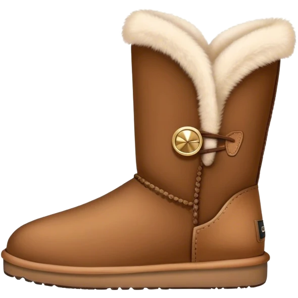 rCute brown furry Ugg boots emoji