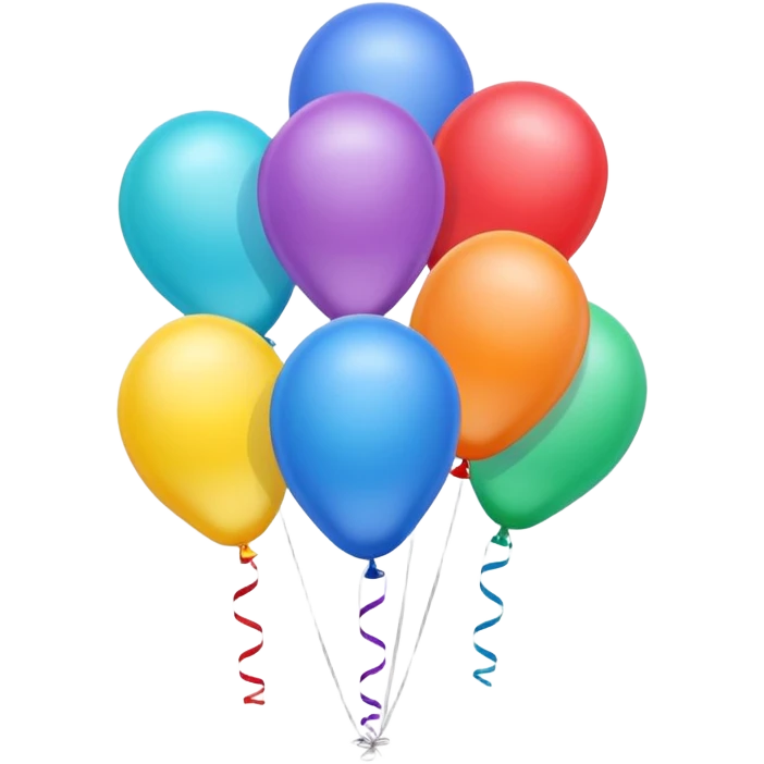 Birthday balloons  emoji