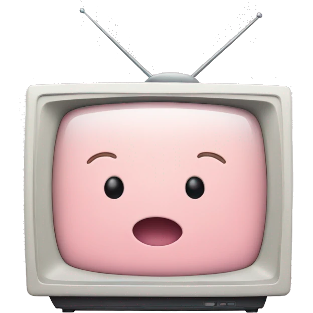 pastel pink tv emoji