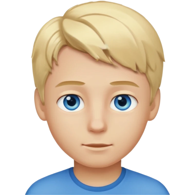 Hazme un chico rubio con ojos azules emoji