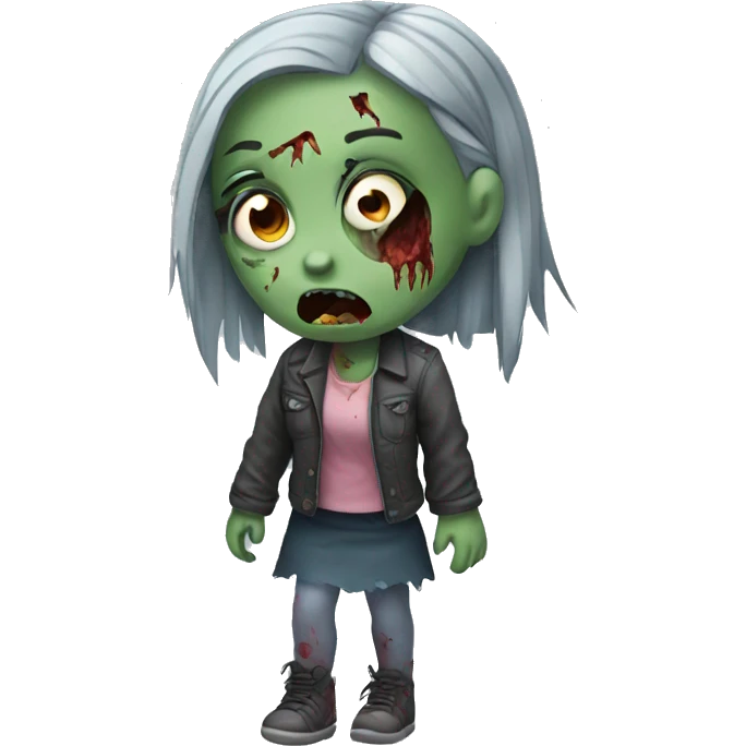 Zombie girl emoji