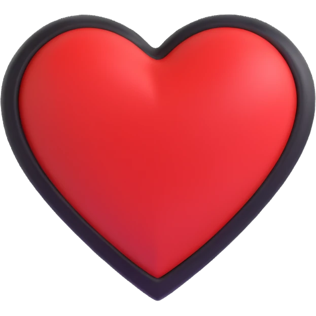 red heart emoji