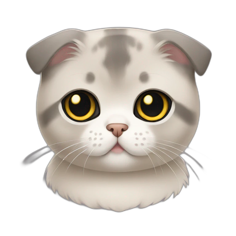cat Scottish Fold emoji