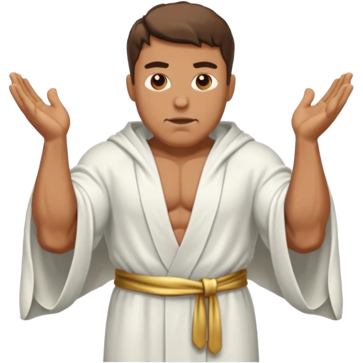 bullbody apostle with robe emoji