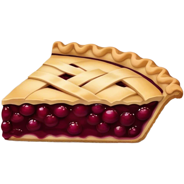 pie burgundy emoji