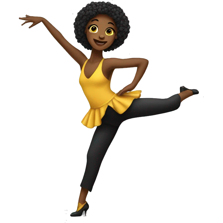 Jazz dancer emoji