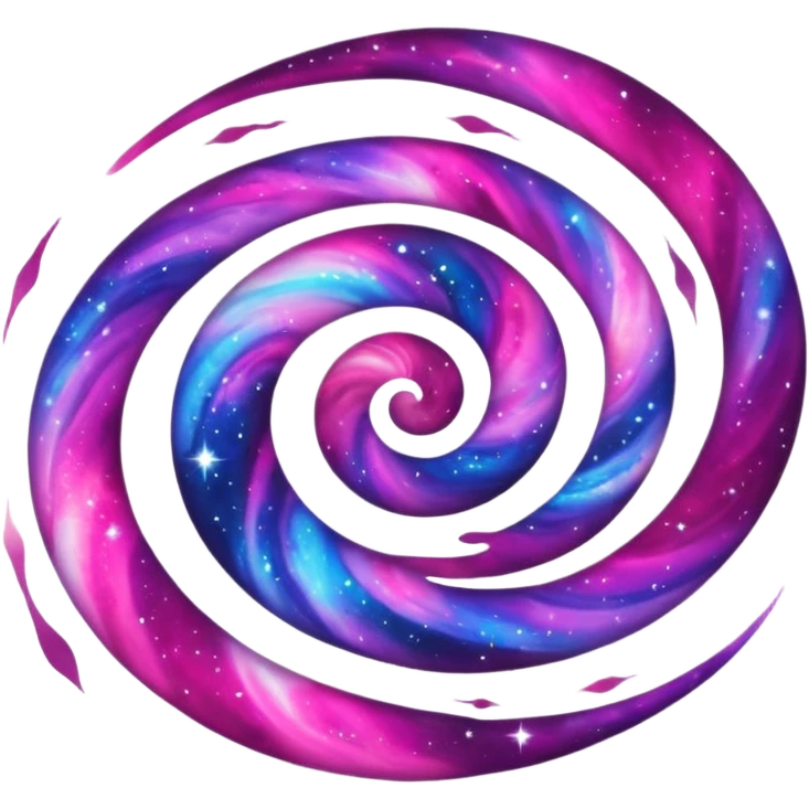 Cerise galaxy emoji