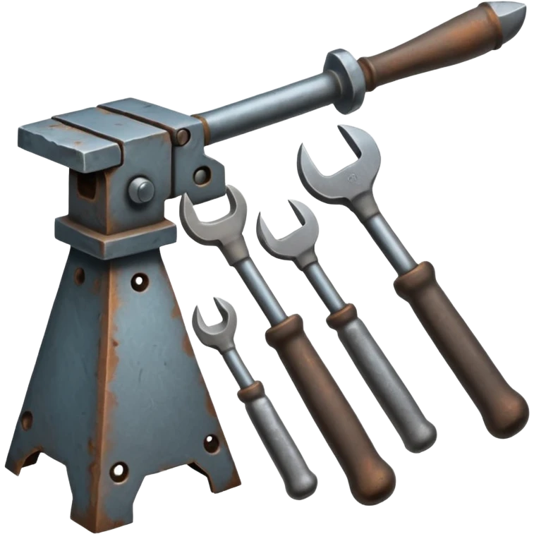 зобрази інструменти кування emoji