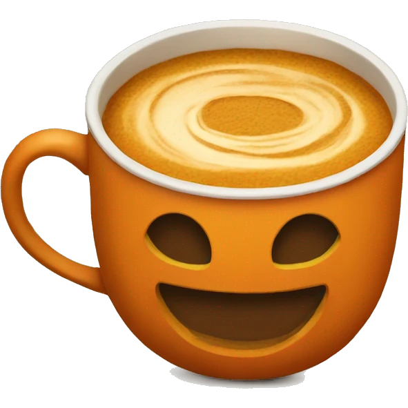 Pumpkin chai emoji