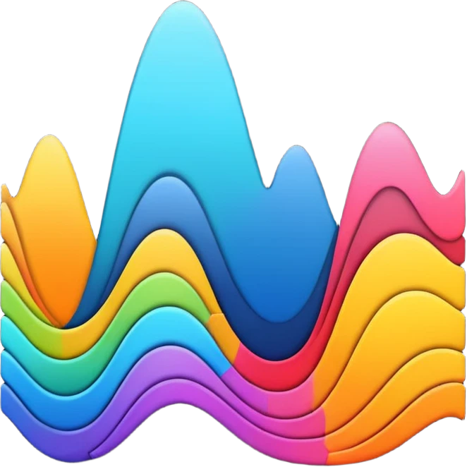 black audio spectrum emoji