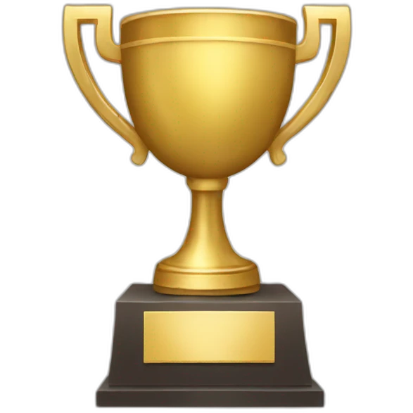 Gold-trophy emoji