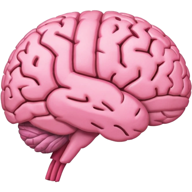 pink brain with' mindset' emoji