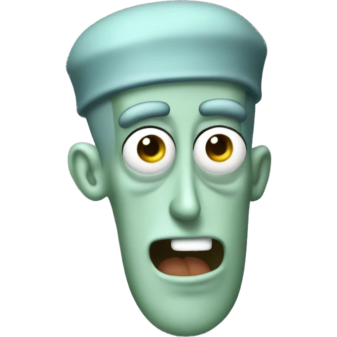 handsome squidward emoji