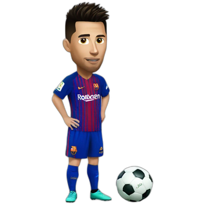 ronaldo sur messi emoji