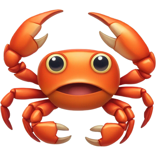 Cute crab emoji