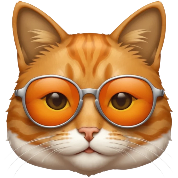 Cat wearing sunglasses emoji