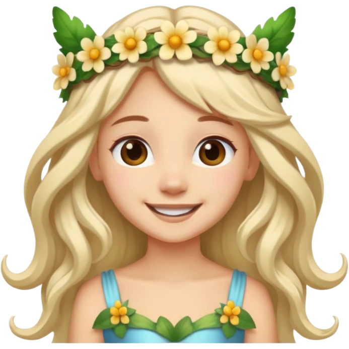 féé souriante emoji