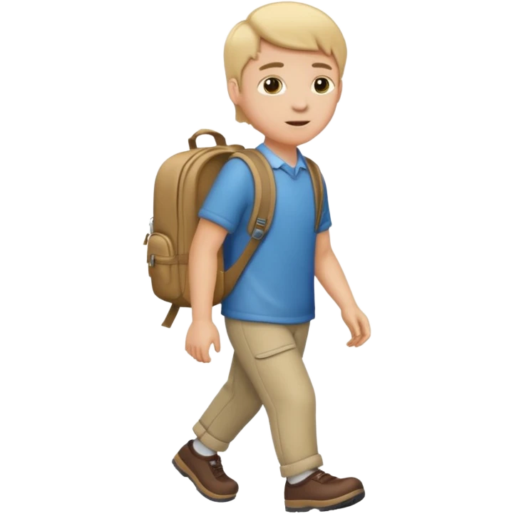 Icon going to school emoji