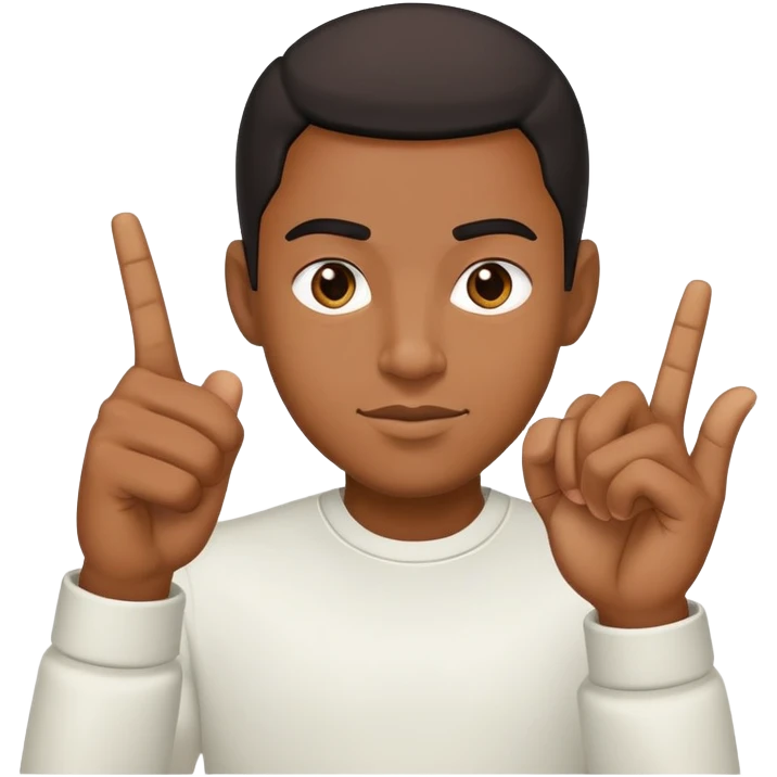 Black man flipping you off emoji
