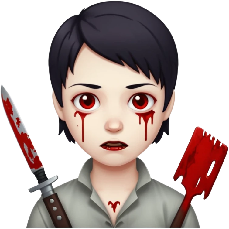 Tu sens sur sang un couteau emoji