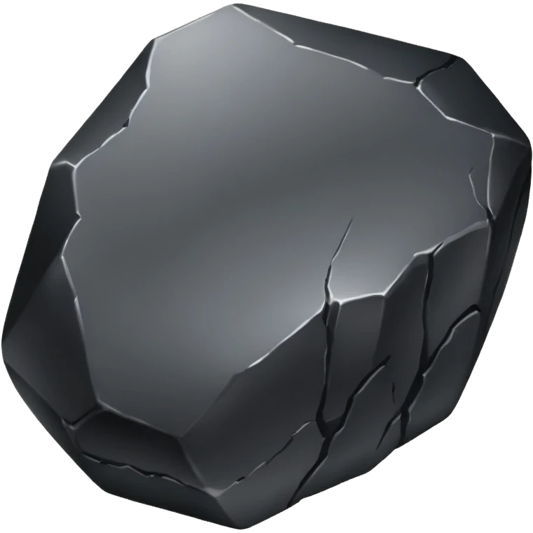 shiny graphite nugget emoji