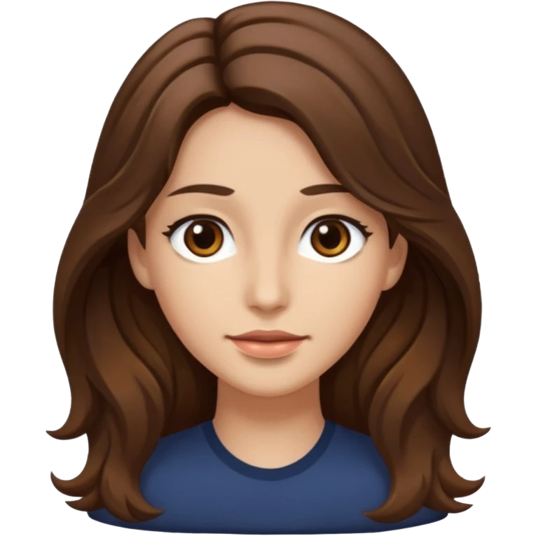 Briseide ha i capelli lunghi lunghi e castanie leggermente ondulati, gli occhi castano scuro e ha il viso allungato emoji